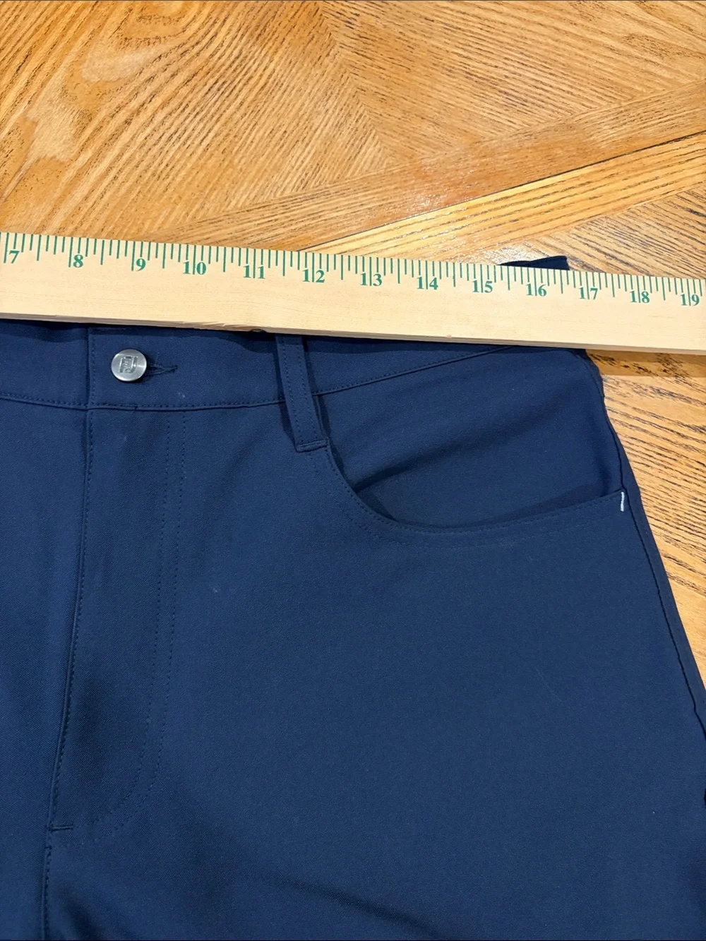 FootJoy Men's Performance Golf Pants Navy Blue Stretch Athletic Fit 33x32 Office